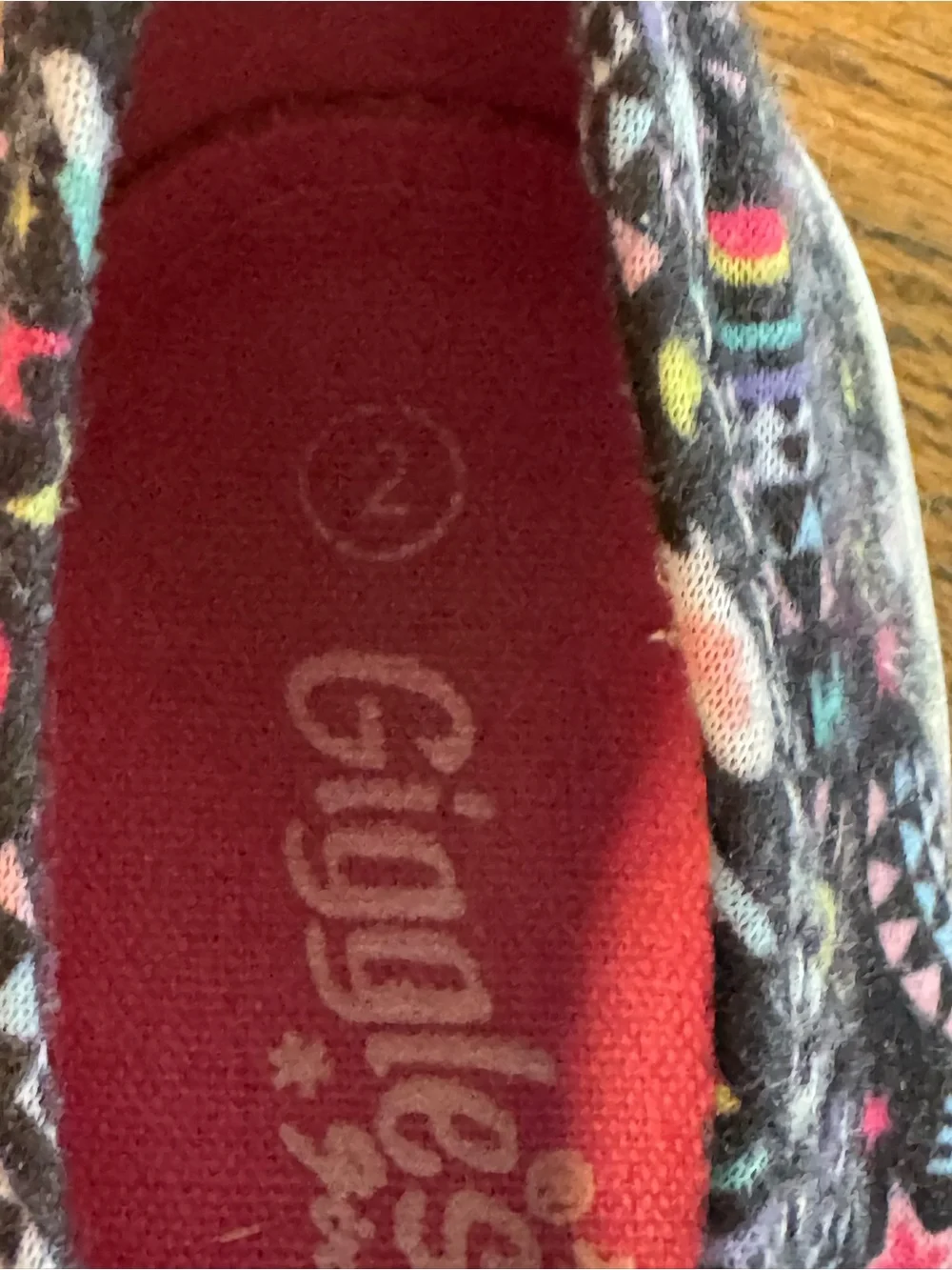 Sneakers with Multicolor Star & Swirl Print